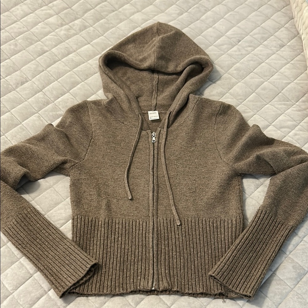 Gilly Hicks Brown Hooded Sweater